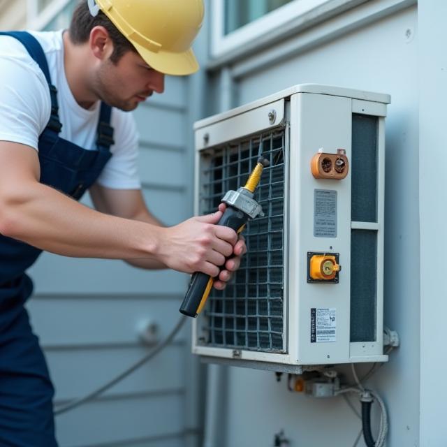 New AC system installation